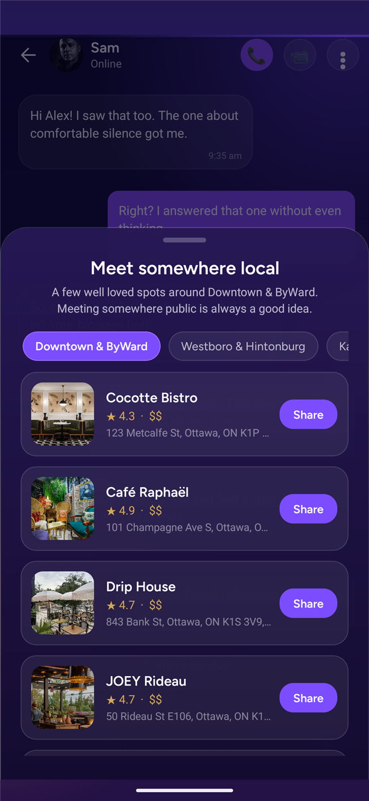 Plan a Meetup